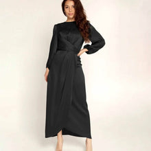 将图片加载到图库查看器，Women's Satin Swing Maxi Dress
