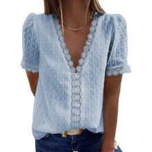 将图片加载到图库查看器，Women's Sexy Lace V-Neck Top
