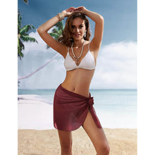将图片加载到图库查看器，Women's Short Sarongs Beach Wrap
