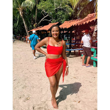 将图片加载到图库查看器，Women's Short Sarongs Beach Wrap
