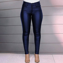 将图片加载到图库查看器，Women's Skinny Leather Pants
