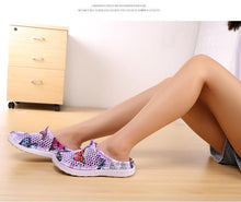 将图片加载到图库查看器，Womens Slip-On Quick Dry Water Clogs Shoes Beach Sandals Lightweight Breathable Bathroom Garden Clogs Shoes Summer Breathable Mesh Sandals Beach Footwear Anti-Slip Slippers Quick Drying Sandals
