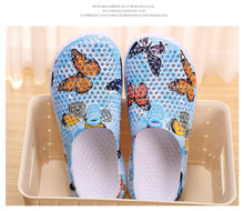 将图片加载到图库查看器，Womens Slip-On Quick Dry Water Clogs Shoes Beach Sandals Lightweight Breathable Bathroom Garden Clogs Shoes Summer Breathable Mesh Sandals Beach Footwear Anti-Slip Slippers Quick Drying Sandals
