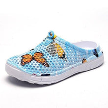 将图片加载到图库查看器，Womens Slip-On Quick Dry Water Clogs Shoes Beach Sandals Lightweight Breathable Bathroom Garden Clogs Shoes Summer Breathable Mesh Sandals Beach Footwear Anti-Slip Slippers Quick Drying Sandals
