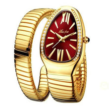 Load image into Gallery viewer, Women's Snake Shape Luxury Wrist Watch
