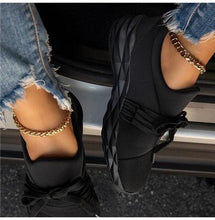 将图片加载到图库查看器，Womens Sneakers Casual Breathable Sport Shoes Autumn New Lace Up Vulcanized Sneakers Outdoor Walking Running Shoes Women Cushion Breathable Walking Tennis Sneakers
