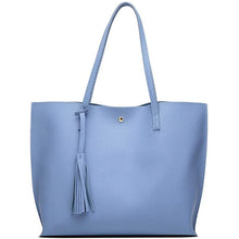 Load image into Gallery viewer, Women's Soft Faux Leather Tote Shoulder Bag
