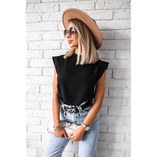 将图片加载到图库查看器，Women's Solid Color Patchwork Stand Collar Top

