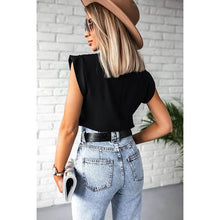 将图片加载到图库查看器，Women's Solid Color Patchwork Stand Collar Top
