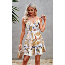 将图片加载到图库查看器，Women's Spaghetti Strap Backless Dress
