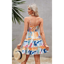 将图片加载到图库查看器，Women's Spaghetti Strap Backless Dress
