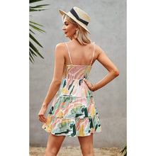 将图片加载到图库查看器，Women's Spaghetti Strap Backless Dress
