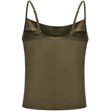 Load image into Gallery viewer, Women's Spaghetti Strap V-Neck Satin Suspender
