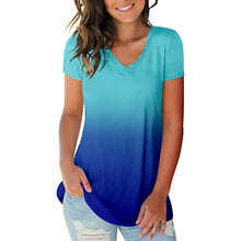 Load image into Gallery viewer, Women's Summer Tie Dye Short Sleeve T-Shirt
