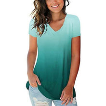 Load image into Gallery viewer, Women's Summer Tie Dye Short Sleeve T-Shirt
