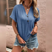 Load image into Gallery viewer, Women's T shirt V Neck
