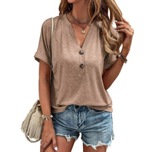 Load image into Gallery viewer, Women's T shirt V Neck
