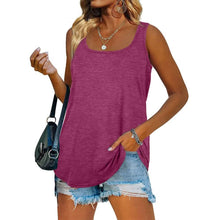 将图片加载到图库查看器，Women's Tank Top Casual Basic Square Neck
