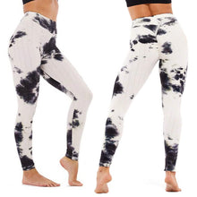 Load image into Gallery viewer, Women's Tie Dye High Waist Tummy Control Butt Lift Yoga Pants Workout Leggings
