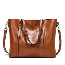 Load image into Gallery viewer, Women's Tote Shoulder Bag PU Leather
