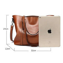 Load image into Gallery viewer, Women's Tote Shoulder Bag PU Leather
