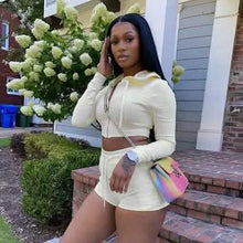 Load image into Gallery viewer, Women's Two-Piece Hoodie Sportswear Suit
