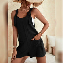 Load image into Gallery viewer, Women's U-Neck Strap Pocket Jumpsuit Solid Color
