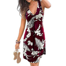 将图片加载到图库查看器，Women's V-Neck A-Line Knee Length Skirt
