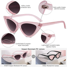 Load image into Gallery viewer, Women's Vintage Narrow Cat Eye Sunglasses
