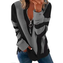Load image into Gallery viewer, Women's Zip Shirt Long Sleeve
