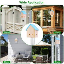 Load image into Gallery viewer, Wood Carpenter Bee Trap Outdoor Natural Pine Wood
