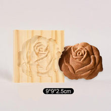 将图片加载到图库查看器，Wooden Cookie Mold Cutter Wooden Gingerbread Cookie Moulds Press 3D Cake Embossing Baking Mold Rose Flower Cutter Bakery Gadgets Cookies, Wooden Cookie Cutter, Funny Wooden Cookie Molds For Baking, Gingerbread Mold, Pine Cone Mold, Cake Mold
