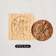 将图片加载到图库查看器，Wooden Cookie Mold Cutter Wooden Gingerbread Cookie Moulds Press 3D Cake Embossing Baking Mold Rose Flower Cutter Bakery Gadgets Cookies, Wooden Cookie Cutter, Funny Wooden Cookie Molds For Baking, Gingerbread Mold, Pine Cone Mold, Cake Mold
