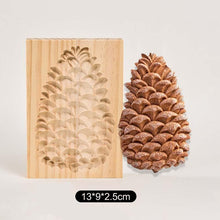将图片加载到图库查看器，Wooden Cookie Mold Cutter Wooden Gingerbread Cookie Moulds Press 3D Cake Embossing Baking Mold Rose Flower Cutter Bakery Gadgets Cookies, Wooden Cookie Cutter, Funny Wooden Cookie Molds For Baking, Gingerbread Mold, Pine Cone Mold, Cake Mold
