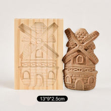 将图片加载到图库查看器，Wooden Cookie Mold Cutter Wooden Gingerbread Cookie Moulds Press 3D Cake Embossing Baking Mold Rose Flower Cutter Bakery Gadgets Cookies, Wooden Cookie Cutter, Funny Wooden Cookie Molds For Baking, Gingerbread Mold, Pine Cone Mold, Cake Mold

