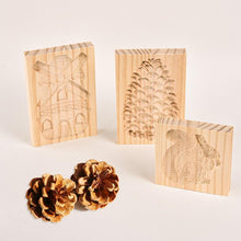 将图片加载到图库查看器，Wooden Cookie Mold Cutter Wooden Gingerbread Cookie Moulds Press 3D Cake Embossing Baking Mold Rose Flower Cutter Bakery Gadgets Cookies, Wooden Cookie Cutter, Funny Wooden Cookie Molds For Baking, Gingerbread Mold, Pine Cone Mold, Cake Mold
