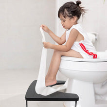 Load image into Gallery viewer, Wooden Metal Stool Height Bathroom Toilet Stool
