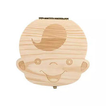 Load image into Gallery viewer, Wooden Storage Keepsake Box For Baby Teeth

