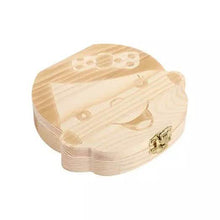 Load image into Gallery viewer, Wooden Storage Keepsake Box For Baby Teeth
