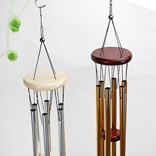 Load image into Gallery viewer, Wooden Wind Bell Romantic Memorial Wind Chimes For Outside 30 Inch 6 Rustproof Aluminum Tubes Wooden Wind Bell Romantic Memorial Wind-chimes Best Gift For Home Garden Patio Yard
