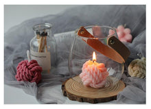 将图片加载到图库查看器，Woolen Candle Silicone Molds Candle Silicone Molds 3D Candle Molds Woolen Ball Mold And Knot Mold Ball Of Yarn Design Mold For Candle Making And Making Soap Wax Mold Woolen Ball Design Handmade Candle Scented Candle Wax Mold Home Decor
