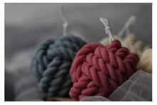 将图片加载到图库查看器，Woolen Candle Silicone Molds Candle Silicone Molds 3D Candle Molds Woolen Ball Mold And Knot Mold Ball Of Yarn Design Mold For Candle Making And Making Soap Wax Mold Woolen Ball Design Handmade Candle Scented Candle Wax Mold Home Decor
