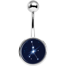 Load image into Gallery viewer, Zodiac Constellation Cancer Belly Ring
