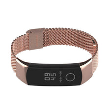 Load image into Gallery viewer, Wrist Strap Smart Wristband Metal Bracelet Band Compatible With Smart Watch Adjustable Stainless Steel Loop Mesh Magnetic Strap Replacement Wristbands Bracelet Fitness And Wellness Tracker For Women Men

