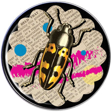 将图片加载到图库查看器，Newsprint Beetle Bug Tragus Cartilage Earring
