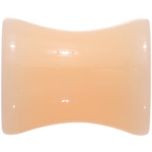 Load image into Gallery viewer, 0G Flesh Tone Light Peach Solid UV Acrylic Saddle Plug Set

