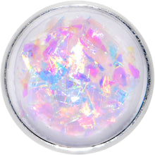 Load image into Gallery viewer, White Faux Opal Fun with Color Barbell Tongue Ring
