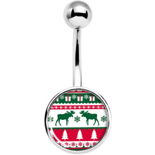 Load image into Gallery viewer, Ugly Christmas Sweater Belly Ring

