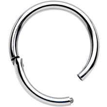 将图片加载到图库查看器，14G 1/2 Solid G23 Implant Grade Titanium Hinged Segment Ring
