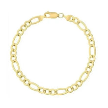 Load image into Gallery viewer, Yellow Gold Cuban, Mariner, Figaro, or Rope Bracelet Gold Filled High Polish Finish
